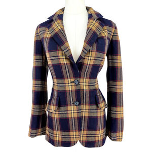 Equestrian Oxxford Clothes Women’s Tweed Blazer Fitted Heritage Tailored
